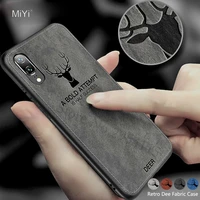 honor 10 lite case fabric deer silicone soft cover for huawei p30 light case honor 20 pro 10 9 8 8x 8c 7x 9i play coque fundas