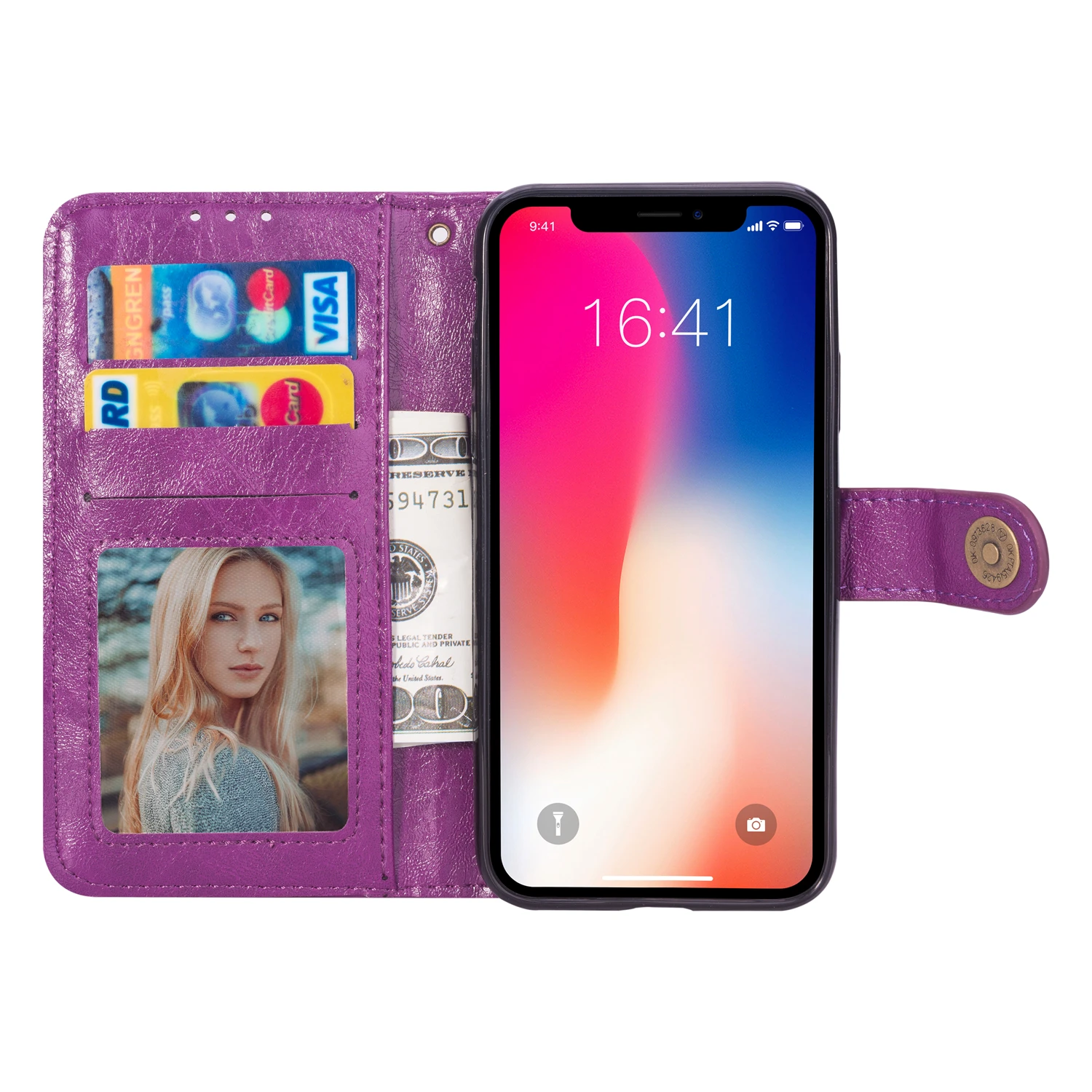 For Apple iPhone X 10 6 6S 7 Plus 8 Leather Book Flip Stand Design Wallet Case Soft Cover With Card Holder | Мобильные телефоны и