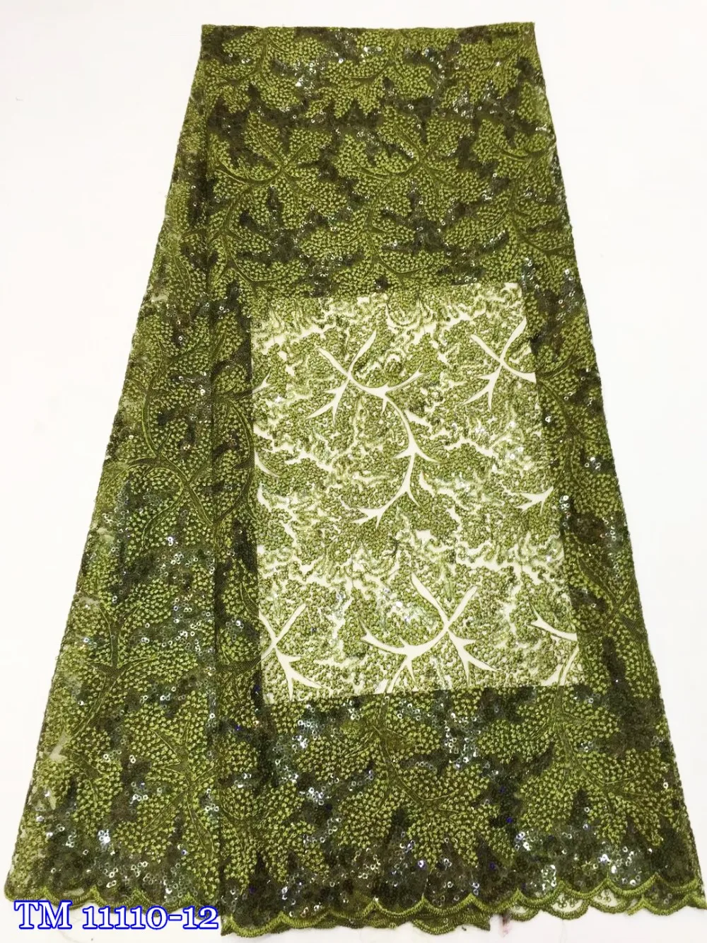 

Embroidery french tulle sequins lace fabric high quality African lace fabrics sequence 2019 glitter bridal Nigerian wedding lace