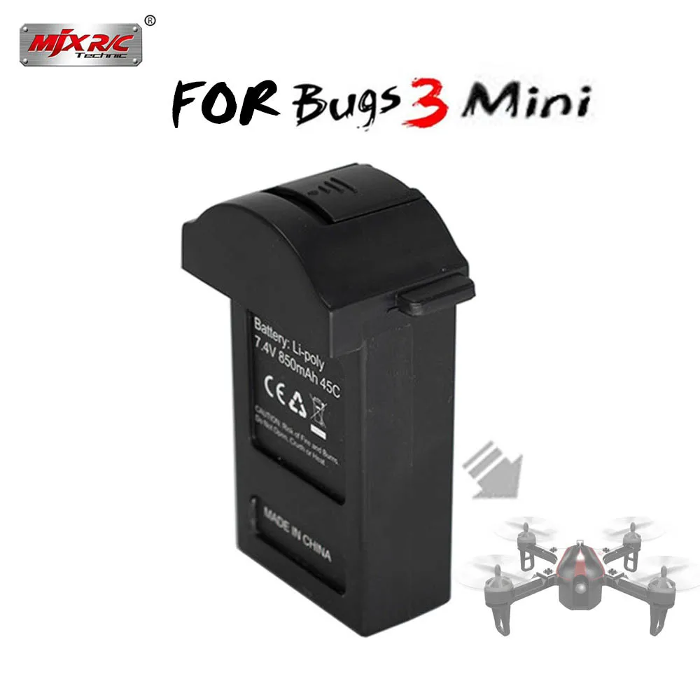 MJX Bugs 3 B3mini RC вертолет Оригинальный аккумулятор для B3 Мини Дрон запасные части 7 4 v