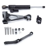 motorcycle steering damper stabilizer full set with bracket for yamaha fz 09 mt 09 2013 2017