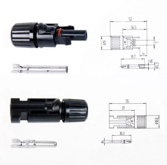 1000 Pairs Male Female PV Solar Panel Connector IP67 TUV DC1000V Accessories | Электроника