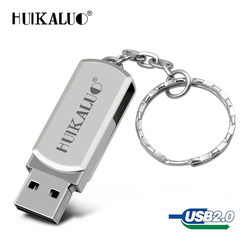 Металлический USB флеш накопитель HUIKALUO 128 ГБ 64 32 16 memoria usb 8 4 Гб флешка карта памяти