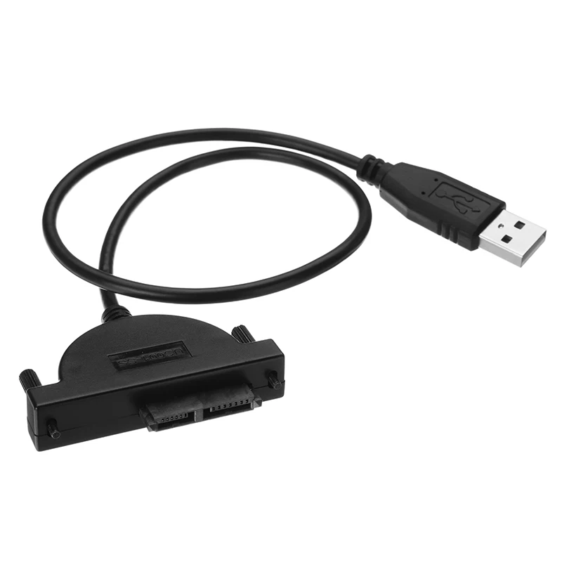 Адаптер S SKYEE USB 2 0 для Mini Sata II 7 + 6 13Pin ноутбука CD/DVD ROM преобразователь Slim Line кабель