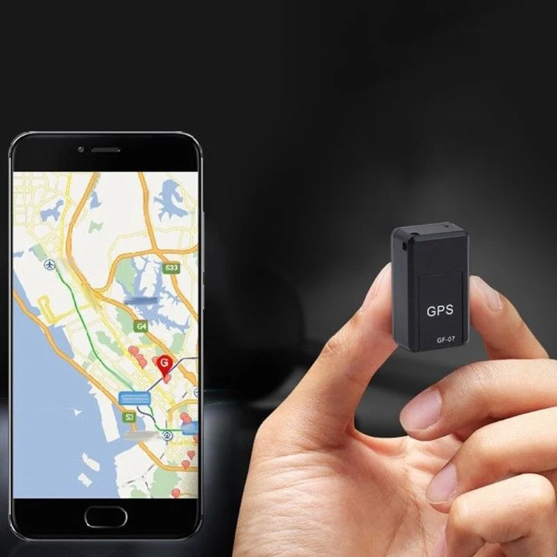 Автомобильный мини трекер GF07 магнитный GPS локатор для отслеживания в режиме