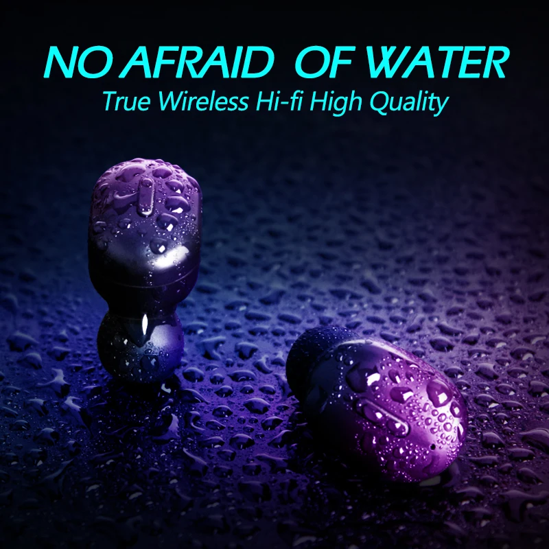 T1 наушники-вкладыши Tws с V5.0 Bluetooth наушники 3d True стерео Беспроводной микрофоном