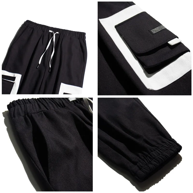 Autumn New Harem Pants Men Elastic Waist Fashion Tooling Wind Man Streetwear Hip Hop Loose Casual Wild Joggers Sweatpants |