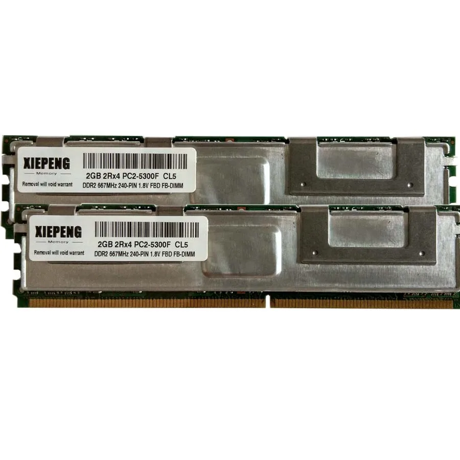 Для MacPro3 1 ГГц MA970LL/A MB451LL/A. A1186 (EMC 2180) память ECC 8 Гб DDR2 4 800 МГц полностью