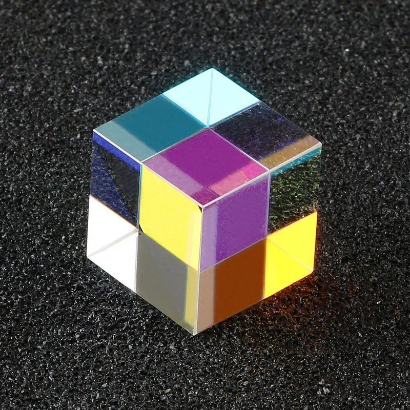 1 шт. кубический дефектный крестообразный дихроический призматический RGB