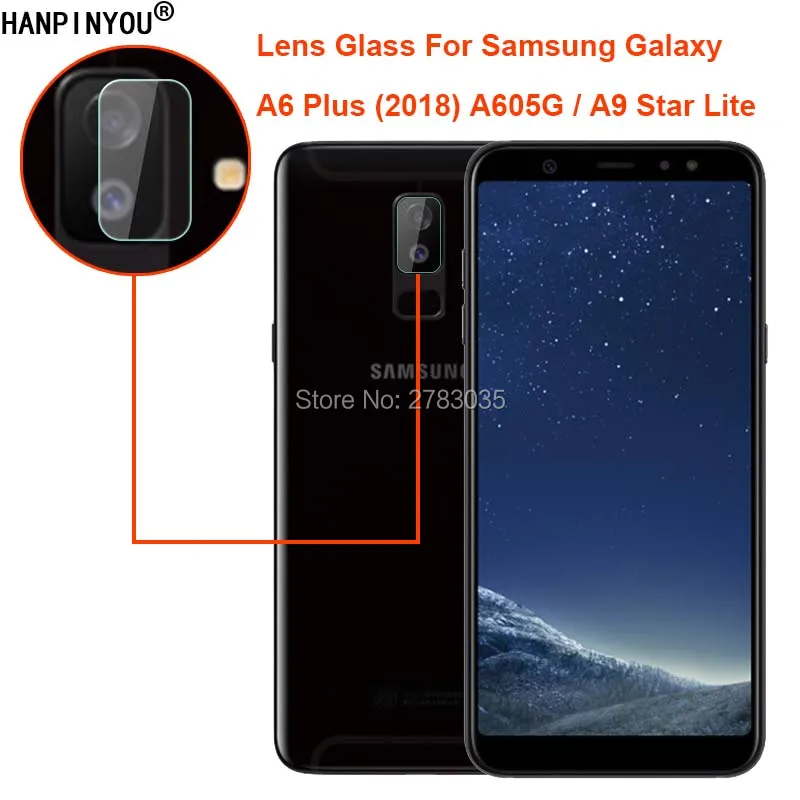 

For Samsung Galaxy A6 Plus (2018) A605G Clear Ultra Slim Back Camera Lens Protector Rear Camera Lens Cover Tempered Glass Film