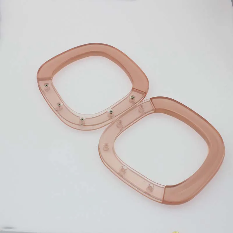 Модная розовая белая ромбовидная ручка для акриловых сумок Diy Аксессуары Горячая