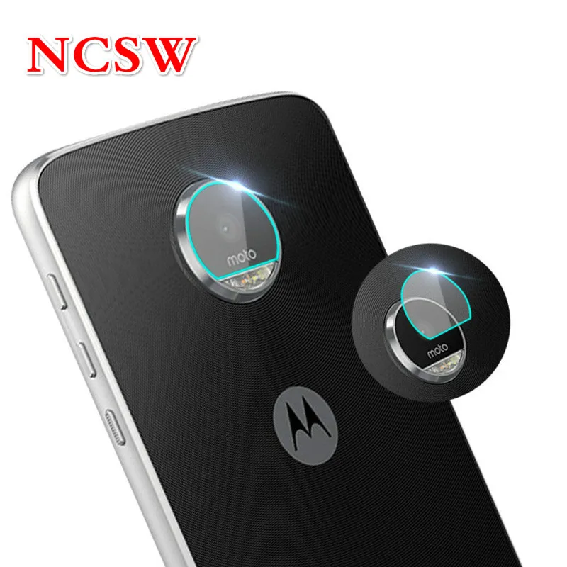 NCSW для Motorola Moto Z Z2 Z3 E5 играть G5 G5s G6 плюс X4 объектив задней камеры Мягкая закаленное