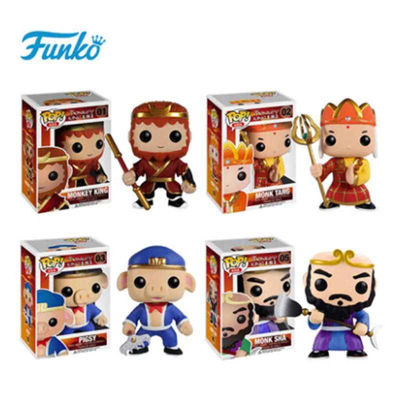 

Оригинальная фигурка «Обезьяна Король», модель Sun Wukong модель свинья, игрушки для детей, подарок на день рождения, коллекционная виниловая ку...