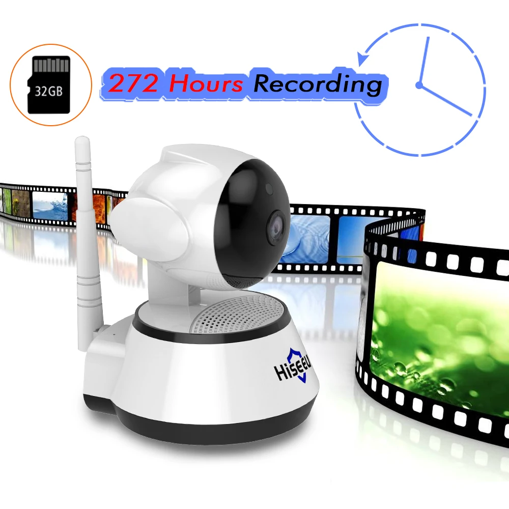 Hiseeu 1080 P ip камера 2MP WiFi беспроводная безопасность мониторинг видеонаблюдение