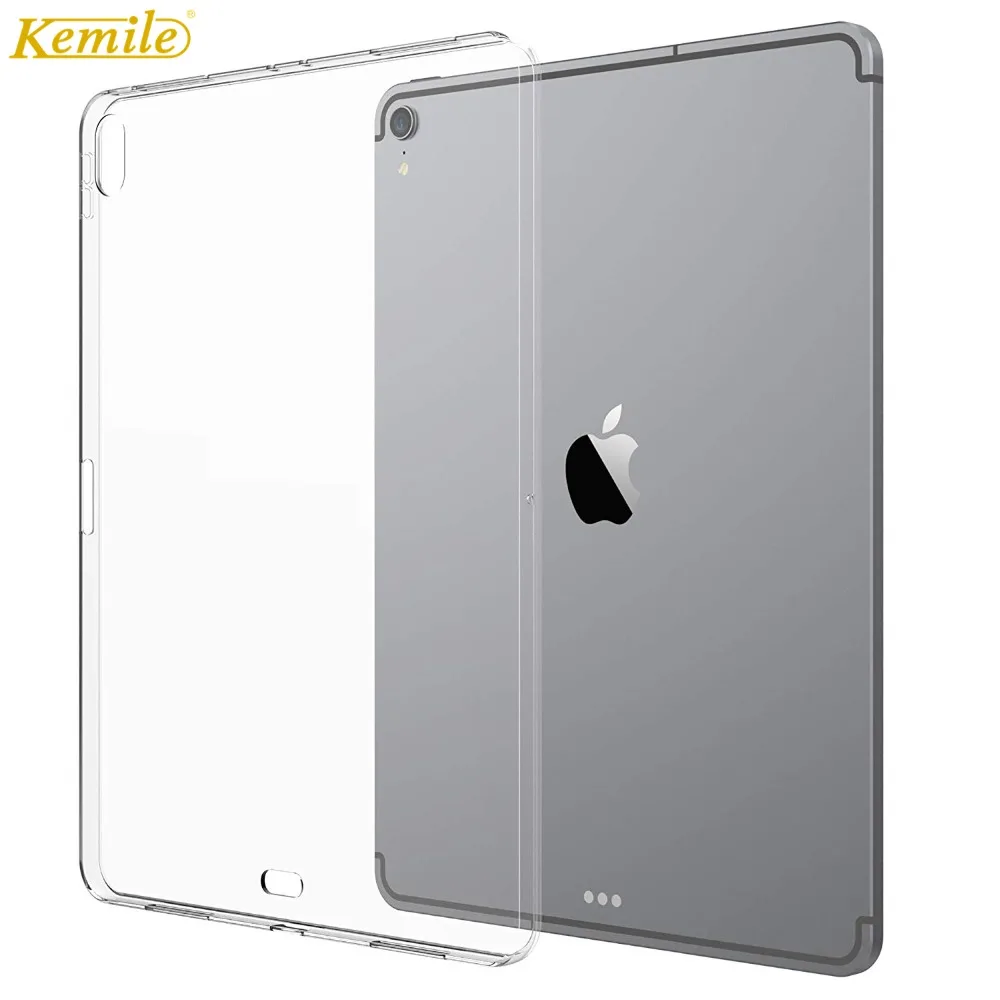 Чехол для iPad Pro 11 2018 мягкий гибкий бампер прозрачный ТПУ резиновый защитный чехол