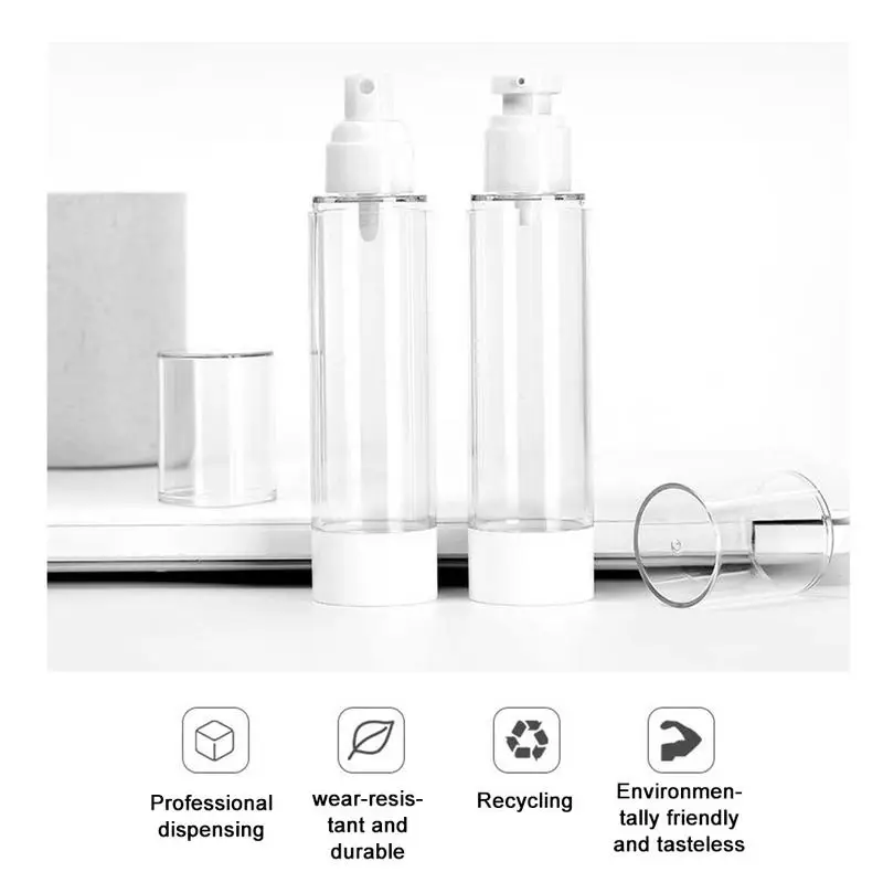 

Vacuum Dispensing Spray Lotion Bottle For Traveling Sub-bottle Portable Convenient Compact Bottles 15ml 30ml 50ml 80ml 100ml