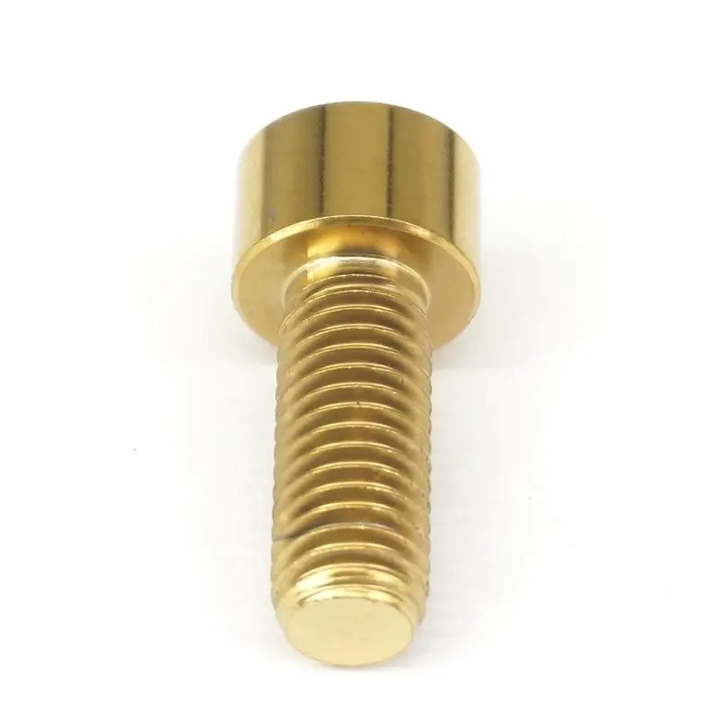 M10x25mm Pitch 1.5mm Column Head Golden GR5 Titanium Bolts For Motorcycle | Обустройство дома