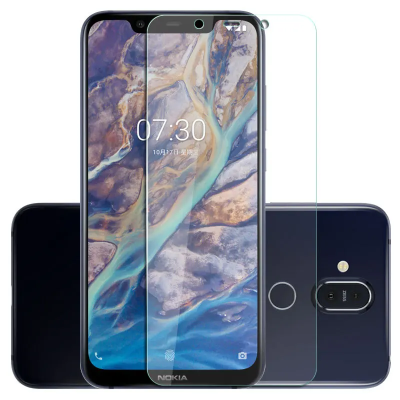 Закаленное стекло для Nokia 8 1 Plus X7 7 X6 2018 5 6 Защита экрана 3 пленка 9H Анти-взрыв |