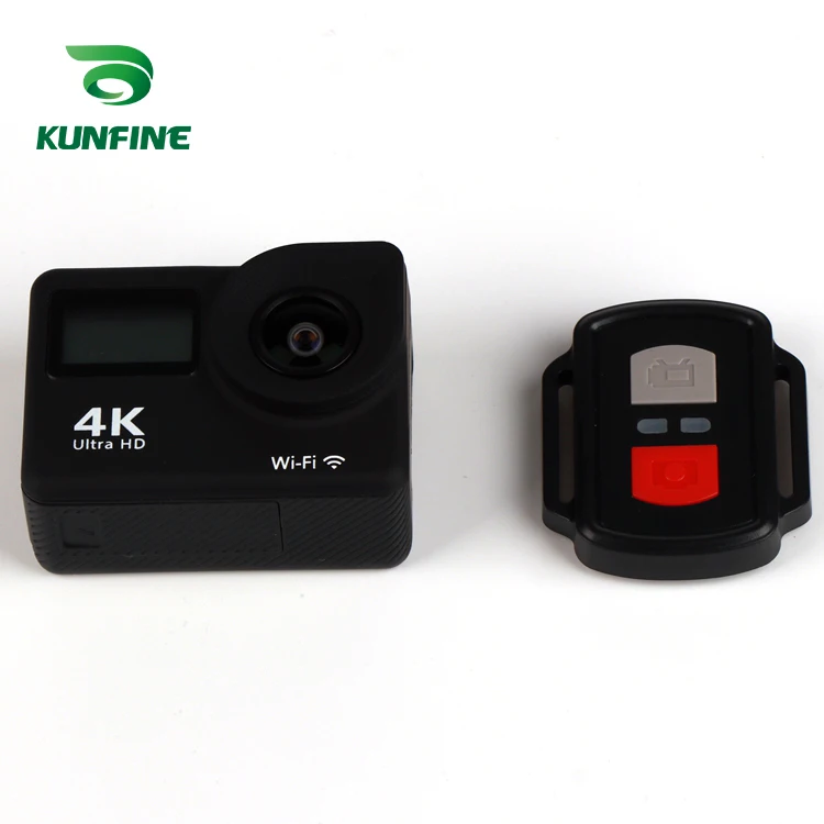 KUNFINE со сверхвысоким разрешением Ultra HD 4K Спортивная видеокамера DV Action с пультом