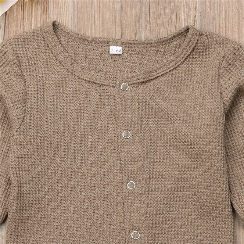Весна Осень 2019 детская одежда однотонный коричневый зеленый милый кардиган для