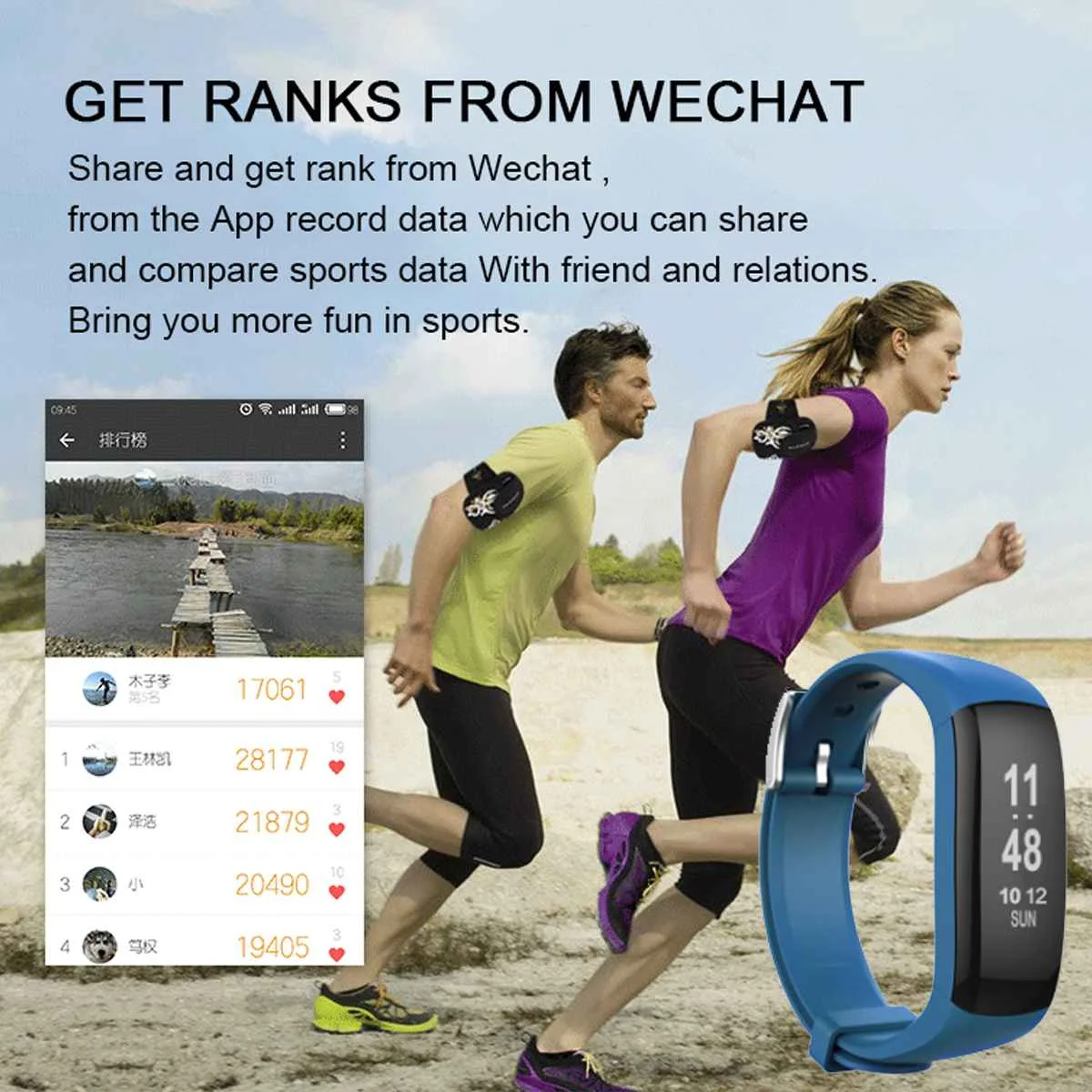 P6plus Smart Band OLED Heart Rate Monitor Sleep Pedometer SMS Reminder Call Notification Sport Bracelet | Электроника