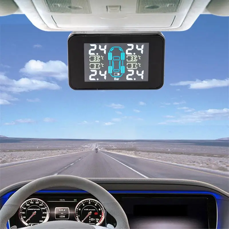 TPMS встроенные внешние датчики автоматическая зарядка от солнечной батареи блок