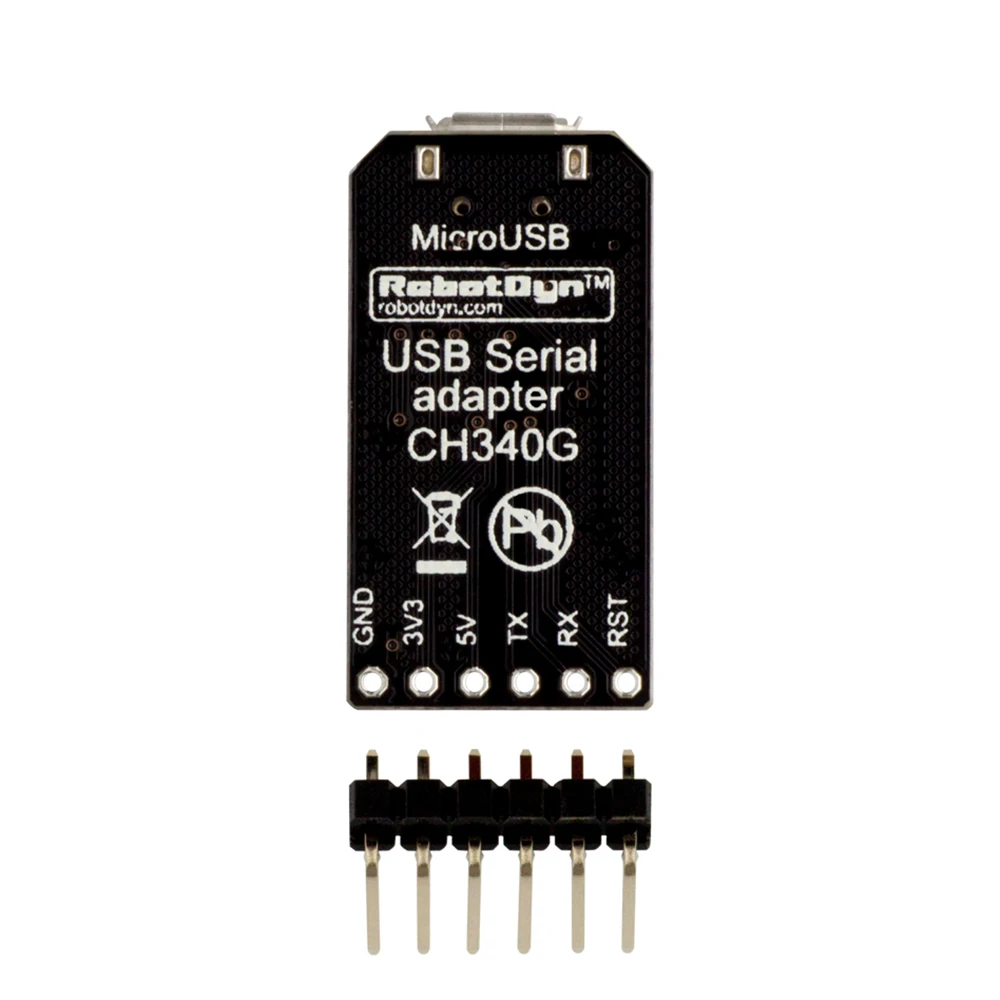 Топ RobotDyn Usb в TTL UART CH340-Серийный конвертер Micro-Usb 5 В/3 3 В IC CH340G |