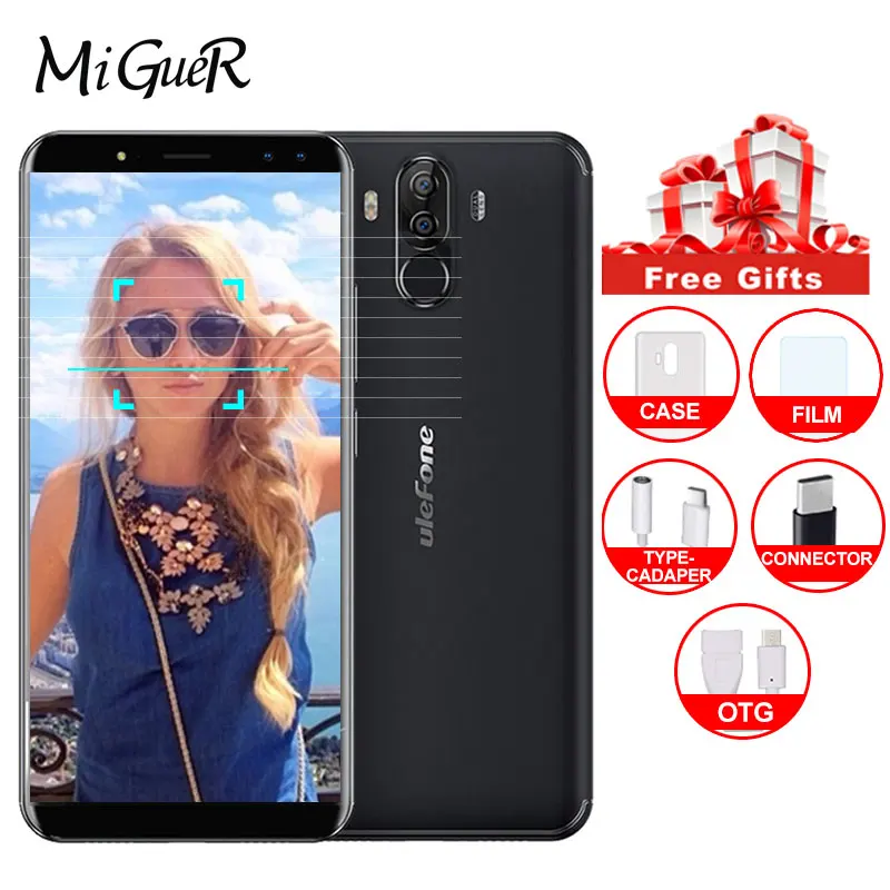 Чехол-накладка Ulefone Мощность 3 уход за кожей лица ID мобильный телефон 6 0 &quot18:9 FHD +