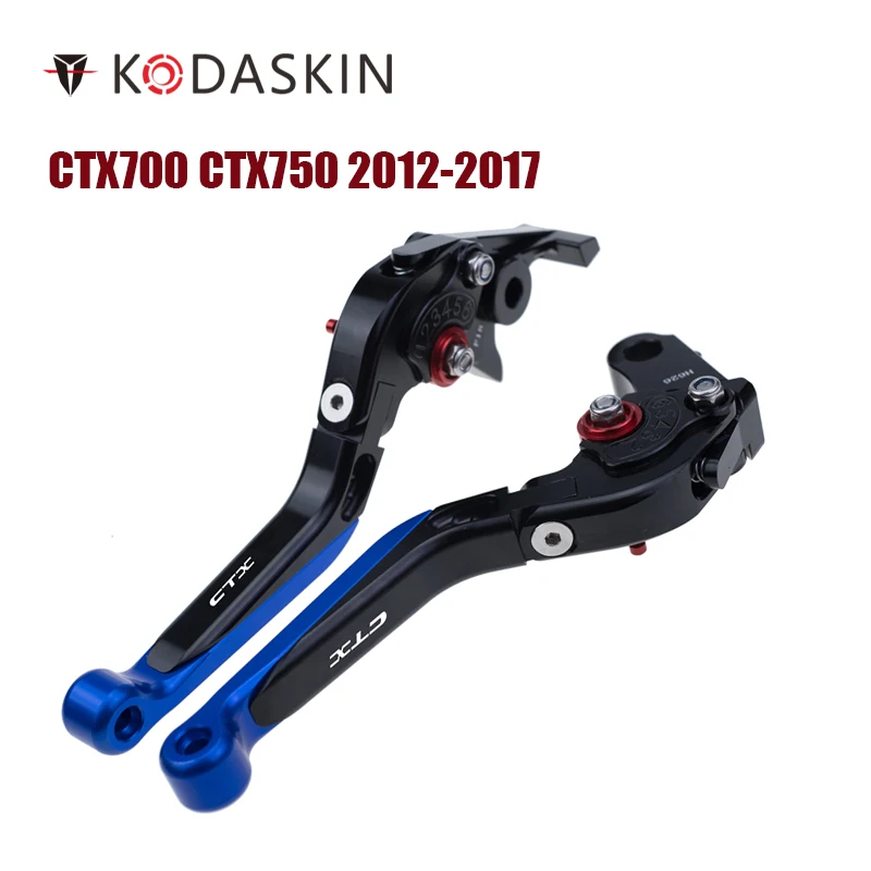 KODASKIN Folding Extendable Brake Clutch Levers for Honda CTX700 CTX750 2012-2017 | Автомобили и мотоциклы