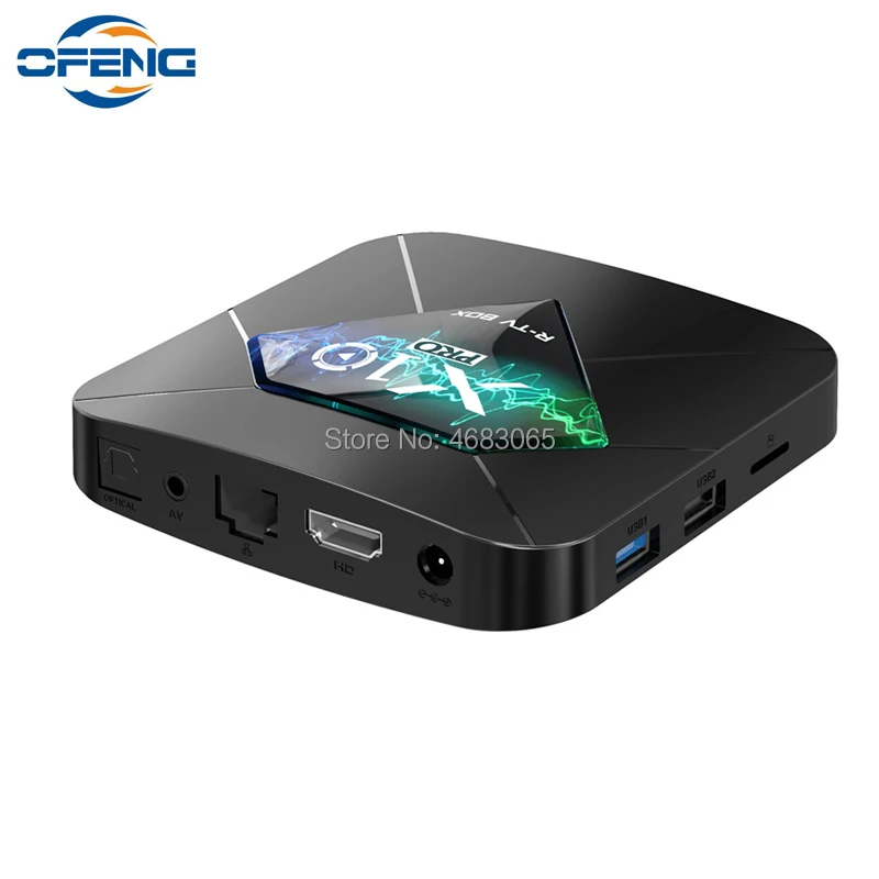 X10 Pro Smart TV Box Android 8 1 Amlogic S905X2 4 Гб RAM 64 ROM 2 4G/5G Dual WiFi USB3.0 BT4.0 поддержка 4K H.265
