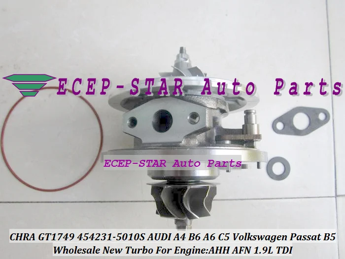 Бесплатная доставка турбо CHRA картридж GT1749 454231 5010S 0002 для AUDI B6 A6 C5 Volkswagen VW Passat B5 AHH AFN
