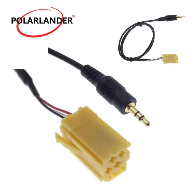 

Adaptor 3.5MM Audio Player For Fiat/Grande/Punto/Alfa 159 With Two Radio Keys Car Stereo Aux input Vehicle Lead Cable