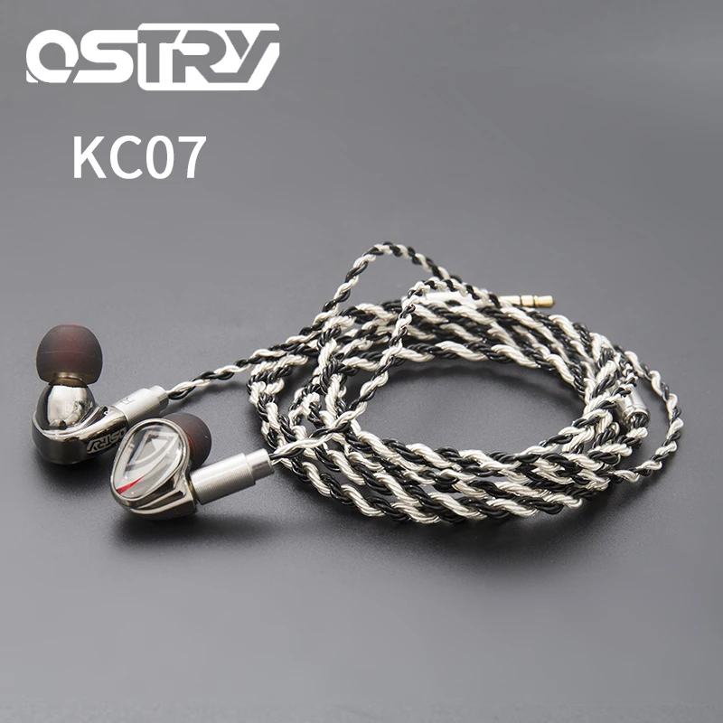 Гибридные Внутриканальные наушники oобещания KC07 с технологией BA + DD 10 мм CCAM