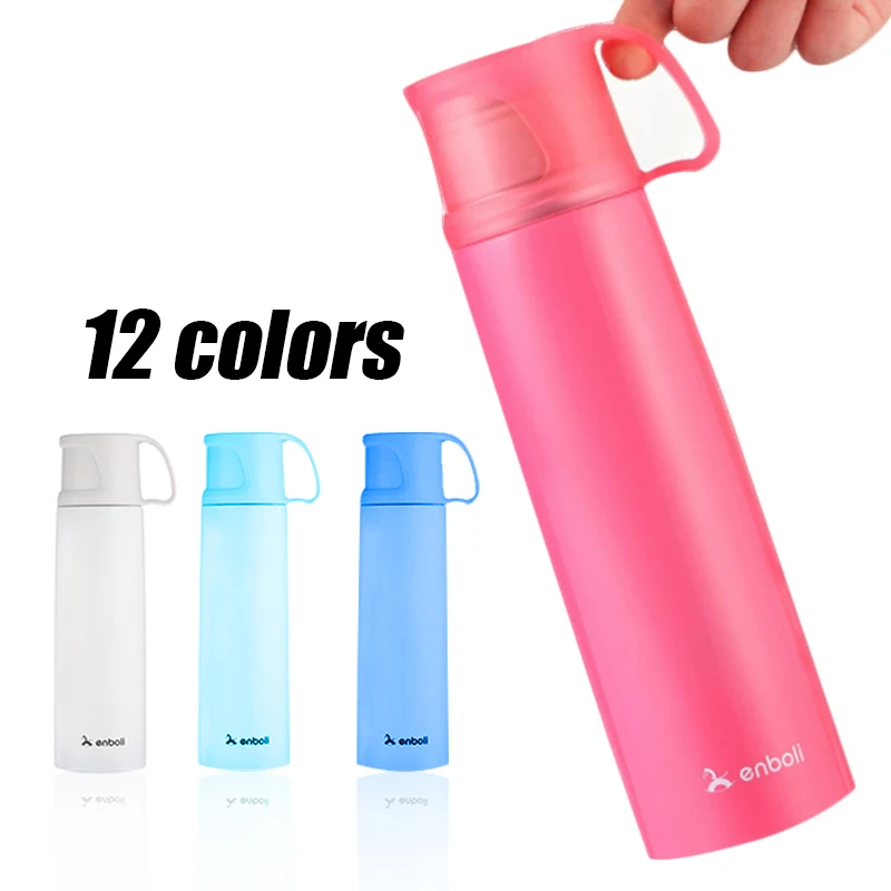 500 мл Термос из нержавеющей стали вакуумные колбы уличный термос для детей с