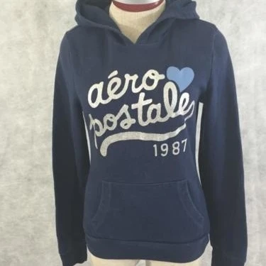 Aeropostale/Толстовка juniors размера M средней длины с капюшоном | Женская одежда