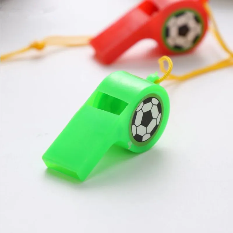 2020 New Colorful Whistle Kids Children Football Whistles Toys Noise Maker Cheer Props Birthday Party Favors Gift Supplies | Дом и сад