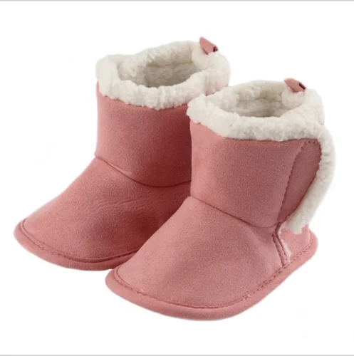 2018 Детские ботиночки для маленьких девочек обувь детской кроватки Зимние теплые