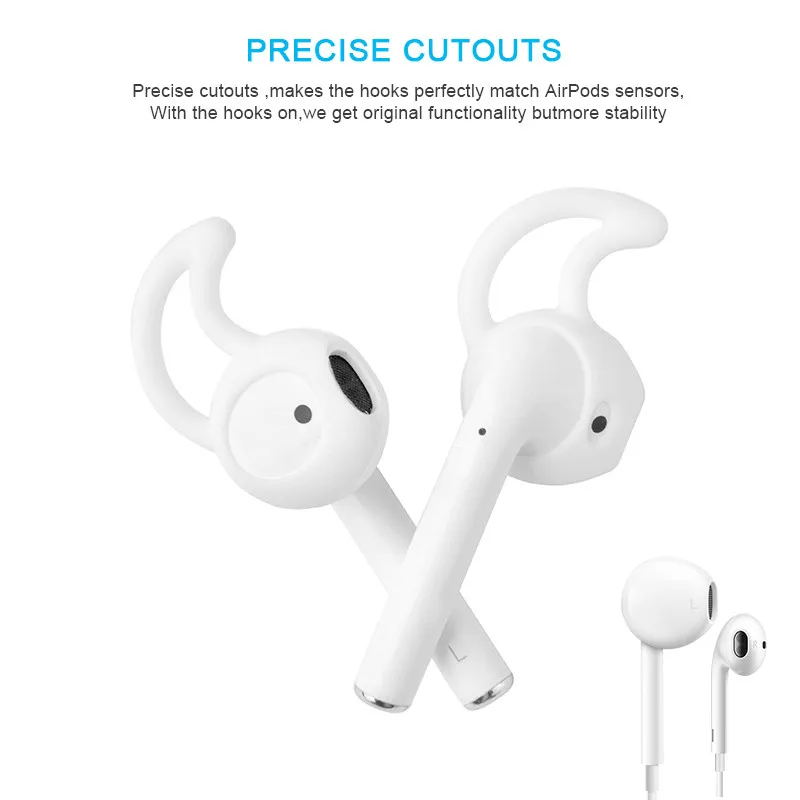 Сменные спортивные наушники вкладыши из мягкого силикона для iPod iPhone 6 / Plus 5 5S/5C
