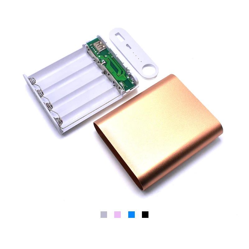 4X18650 зарядное устройство DIY Power Bank Box чехол Универсальный USB Комплект для всех
