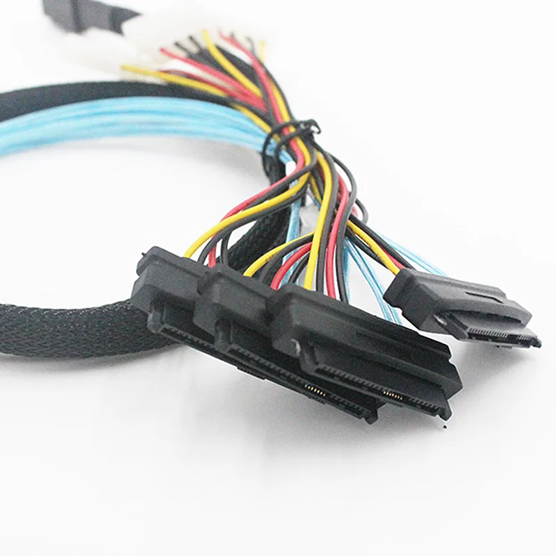 OPQ Mini Sas Hd Sff 8643 до 4Xsas 29 контактный разъем (Sff 8482) Разъемы с жесткими дисками Sata
