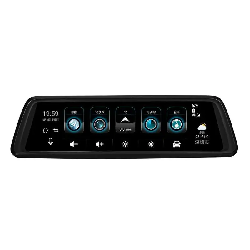 Phisung V9 9.88in IPS сенсорный экран 4G SIM WiFi 1296P Автомобильное зеркало заднего вида DVR