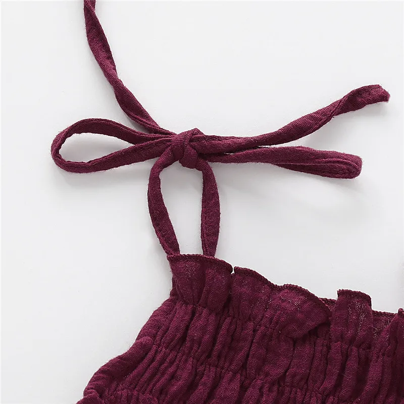 2019 новые летние бандажные боди для новорожденных девочек летняя одежда без