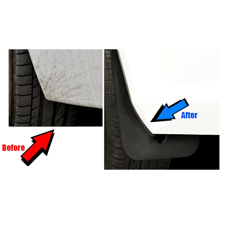 4 шт. Премиум Авто Передние и задние сверхмощные литые Брызговики защитные крылья