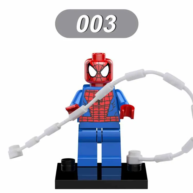 Супергерои marvel фигурки Капитан Америка Халк Человек паук Железный человек LEGOINGLYS