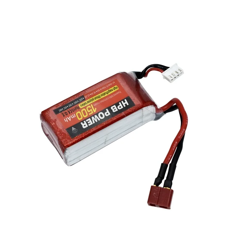 Bater&iacute;a Lipo 3S 11,1 V 1500mAh 35C, bater&iacute;a de pol&iacute;mero de litio de 11,1 V para Helic&oacute;pteros teledirigidos, coche, barco, teledirigido Dron, HPB-1