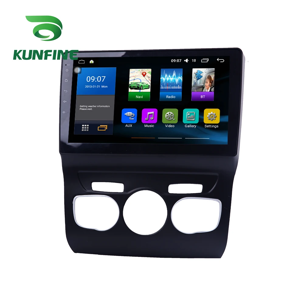 Восьмиядерный 1024*600 Android 8 1 автомобильный DVD GPS навигационный плеер Deckless стерео для