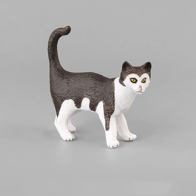 Реалистичная пластиковая дикая ферма животное кошка модели фигурка ребенок игра