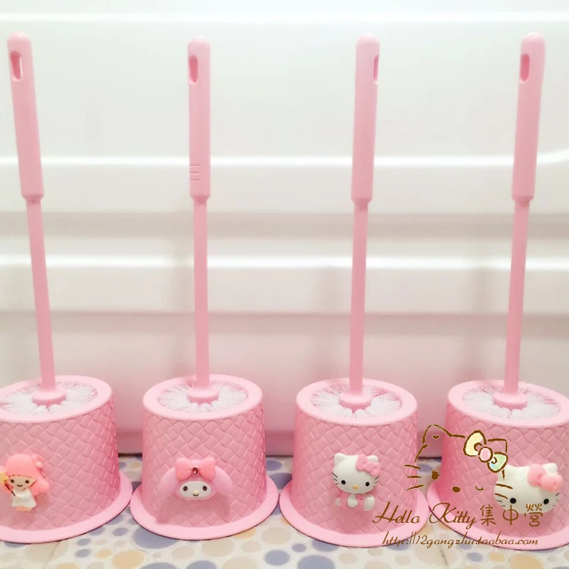 Hello Kitty мягкие щетки для унитаза щетка чистки креативные декоративные аксессуары