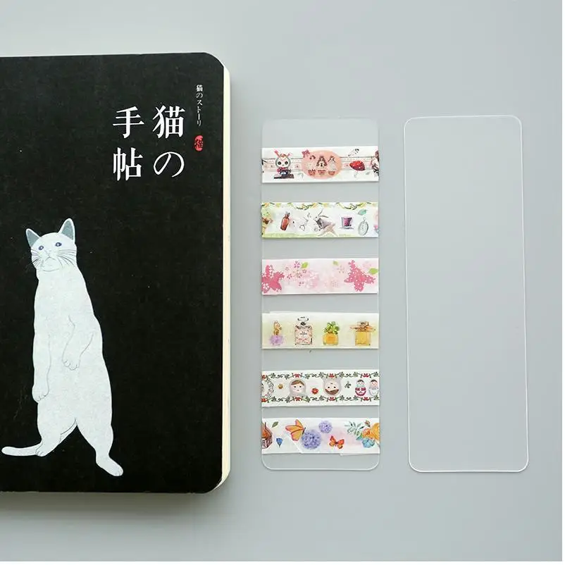 10 шт./лот прозрачная школьная Ручка Васи диспенсер васи лента держатель