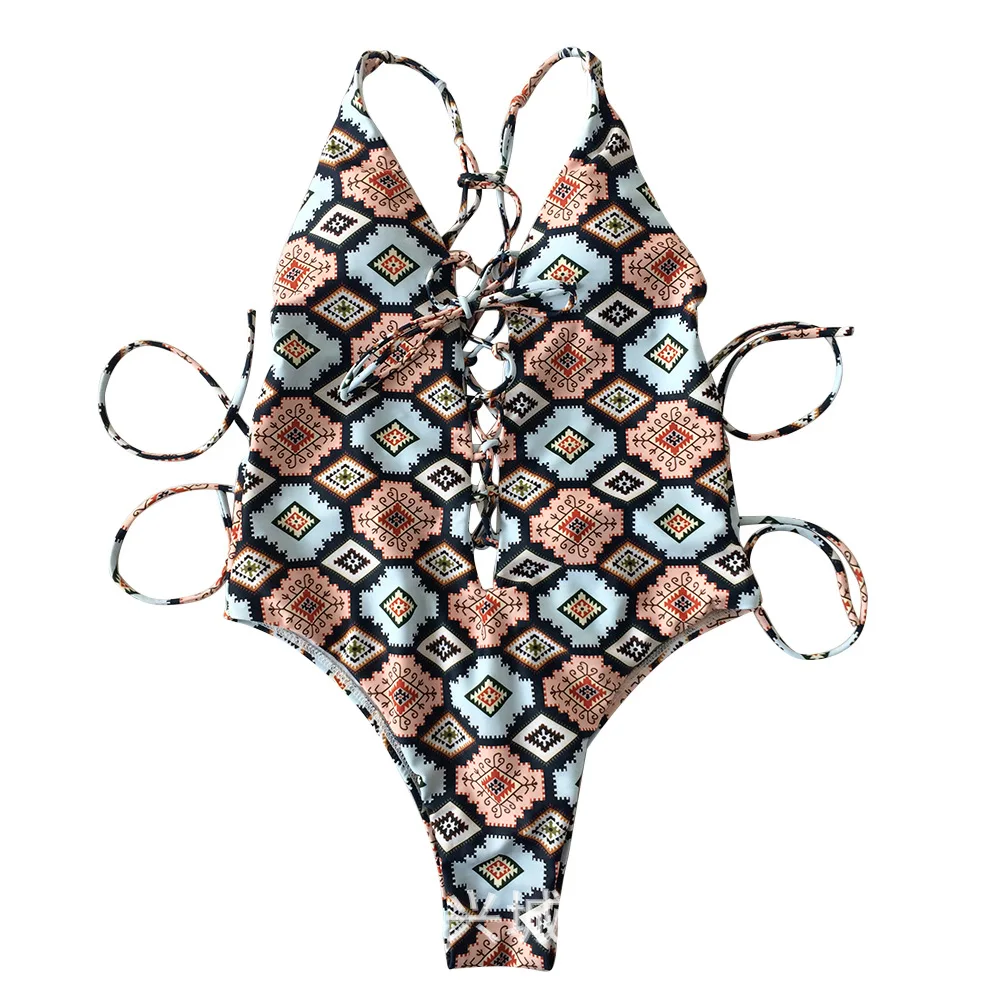Сексуальное женское бикини 2021 купальник новый женский бандажный с глубоким